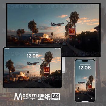 Atmospheric Scenery 8K High-Definition Wallpaper for Apple Phones, Ipads, Tablets, and Mac Desktops in Dark Healing Tones