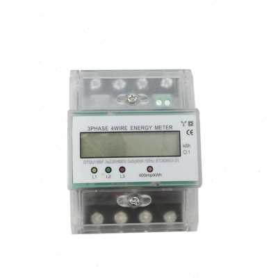 Explosive new rail-type three-phase four-wire multifunctional electric energy meter 380v industrial meter electronic meritorious liquid product-Taobao