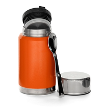 Husqvarna Husqvarna stew pot stainless steel stew beaker 600ml outdoor food insulation orange