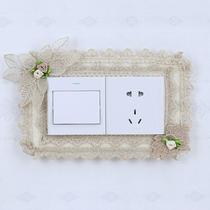 Switch anti-dirty protective cover socket box cover ugly sticker artifact panel cover socket wall decorative frame cover