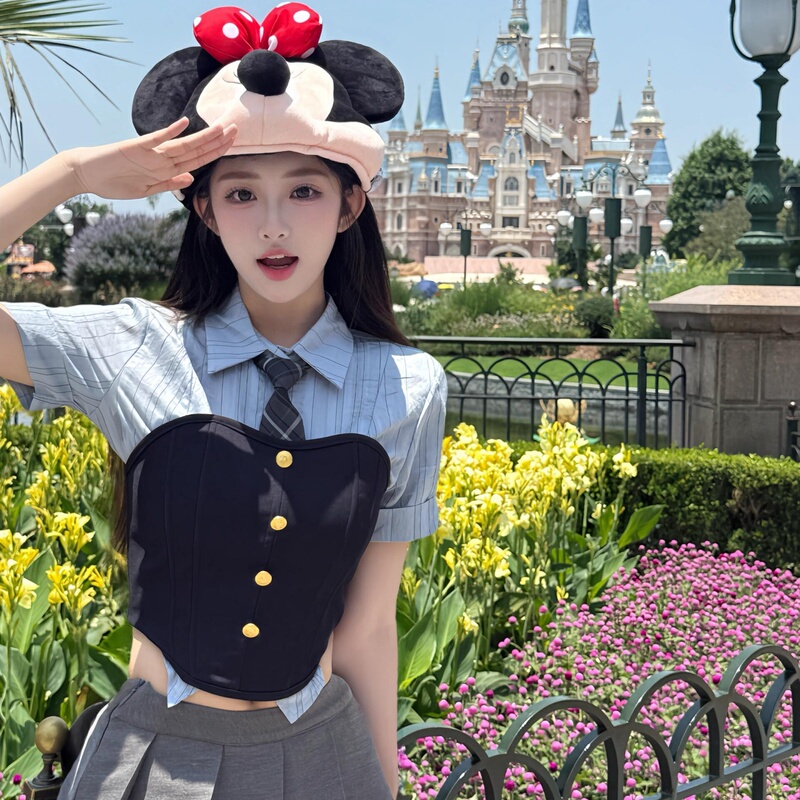 F2 Disney Outfit Judy Rabbit Police Officer Cosplay Costume Academy Style Jk Uniform Set Spring and Summer Universal Studios