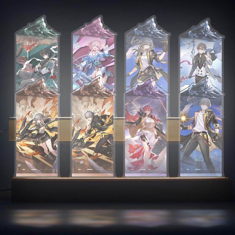 New Star Dome Fan-Made Railway Xierdan Hengluo Shajiingyuan Game Peripheral Acrylic Strip Combination Night Light