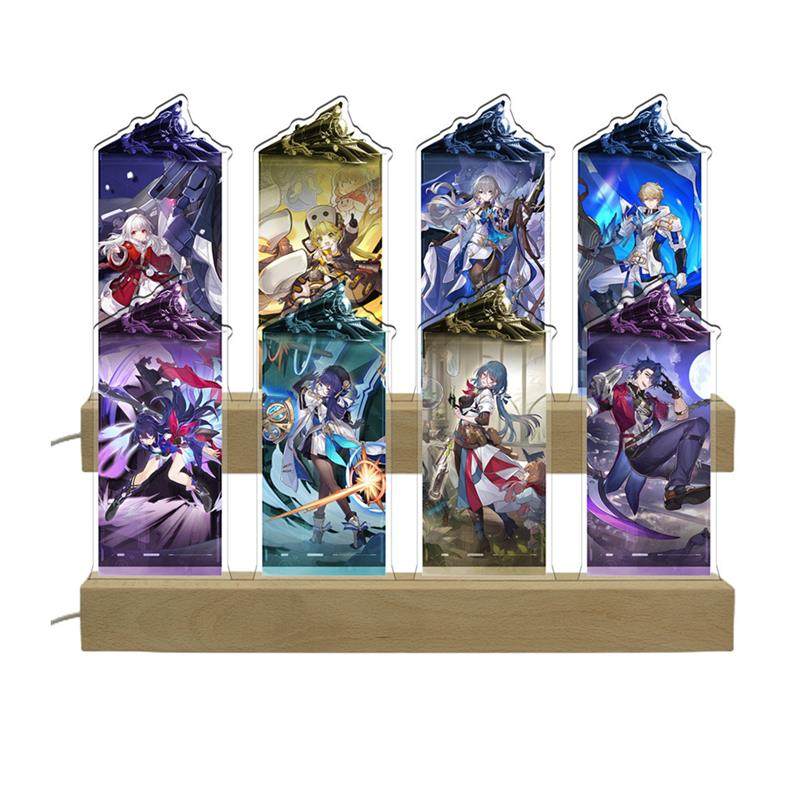 New Star Dome Fan-Made Railway Xierdan Hengluo Shajiingyuan Game Peripheral Acrylic Strip Combination Night Light