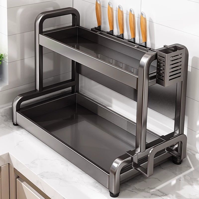 キッチン調味料ラックカウンタートップ多層調味料油、塩、ソース、酢箸チューブ家庭用多機能収納ラック