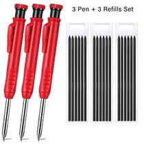 Solid Carpenter Pencil Set Woodworking Tools Mechanical Penc