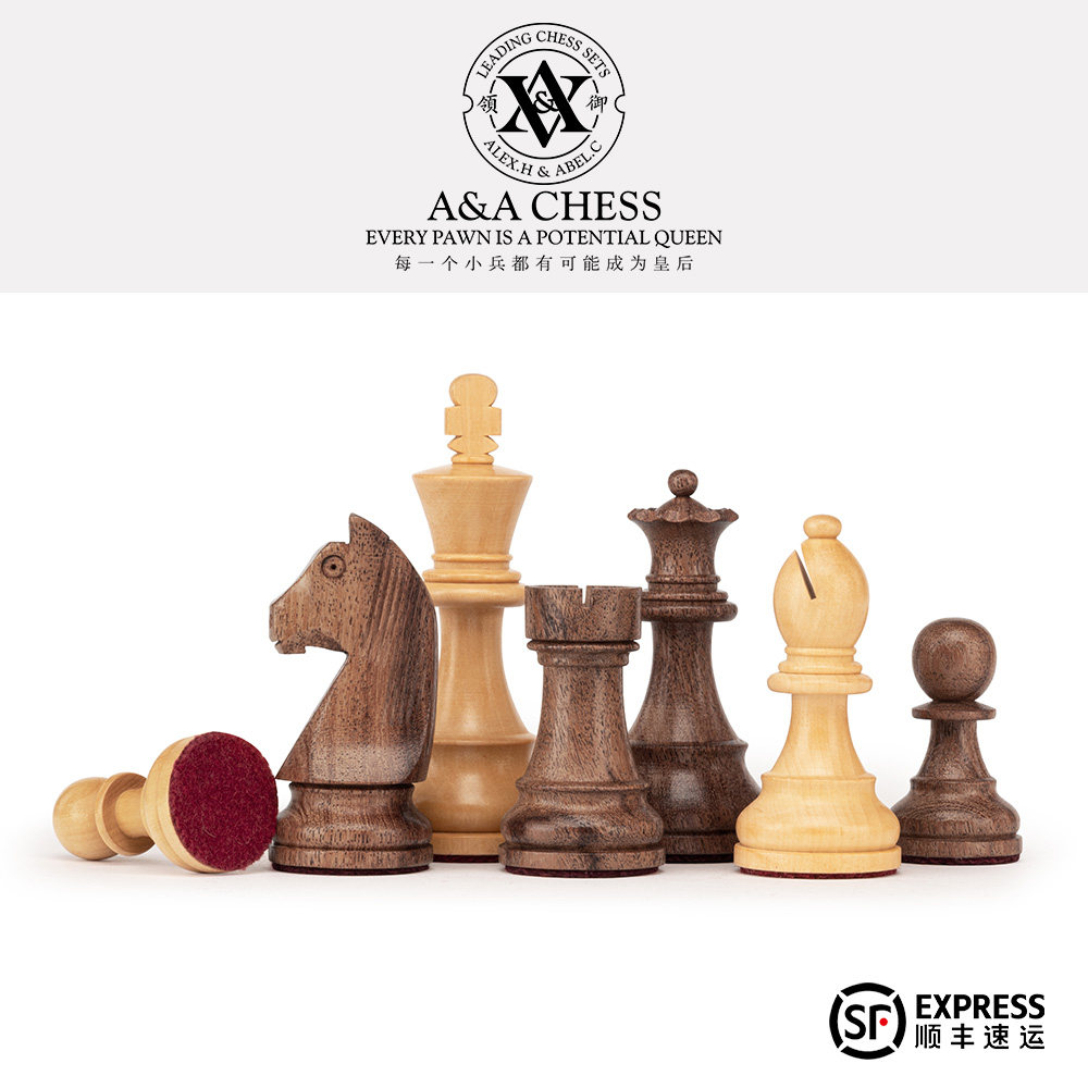 罗德梅科A&A CHESS/领御王高3.75进口日耳曼骑士国际象棋棋子双后：贵族风范，棋盘上的艺术品！-国际象棋-淘宝好物网