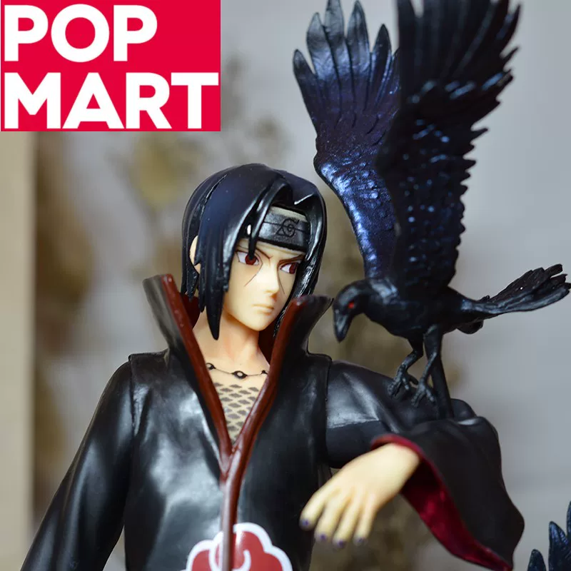 Bubble Mart Popmart Naruto Xiao Xiao Organization Uchiha Itachi GK Crowstone Statue Anime Hand