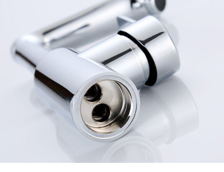 德国进口不锈钢面盆冷热水龙头浴室电镀平头管轴承滚珠走珠结构详情9