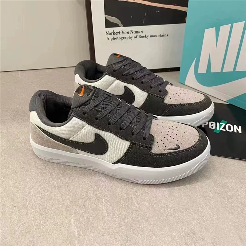 Бренд Nike сломанный код чистый оригинал сила58 стильные повседневные школьные штаны, толстый язык обуви дикая спортивная стильная обувь студентов, мужчины и женщины