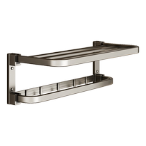 Ermo towel rack no punching bathroom five-piece storage rack space aluminum high-end bathroom towel rack 1434