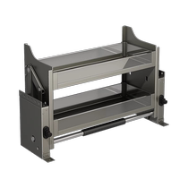 1434 Ermo gun gray kitchen wall cabinet drop-down lifting basket cabinet buffer door-type storage rack seasoning basket