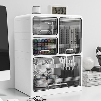 Drawer desktop storage box storage cabinet
