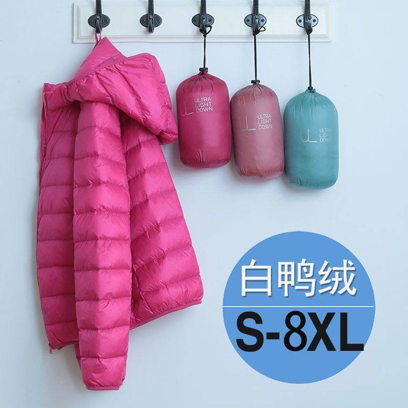 Off-season clearance plus size women's short Korean style down jacket