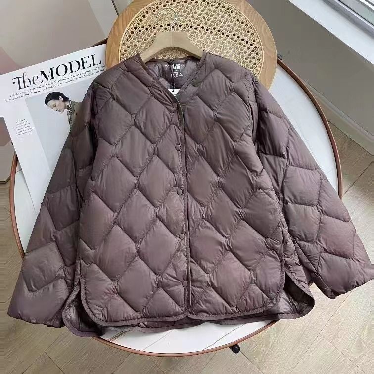 Duck down Lightweight Autumn and Winter New Casual Jacket Short Style Lightweight Large Size Loose Inner down Jacket Warm Coat Duck down Lightweight Autumn and Winter New Casual Jacket Short Style Lightweight Large Size Loose Inner down Jacket Warm Coat