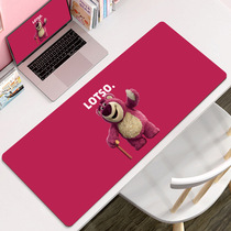 Cartoon Mouse Pad Creative Strawberry Bear Mouse Pad Extra Large Mouse Pad Strawberry Bear Cute Large Xinxue