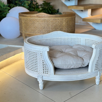 Mushroom Pet Dutch Retro Sofa Bed Solid Wood Dog House Cat House Internet Popular Model With Cushion Universal for All Seasons