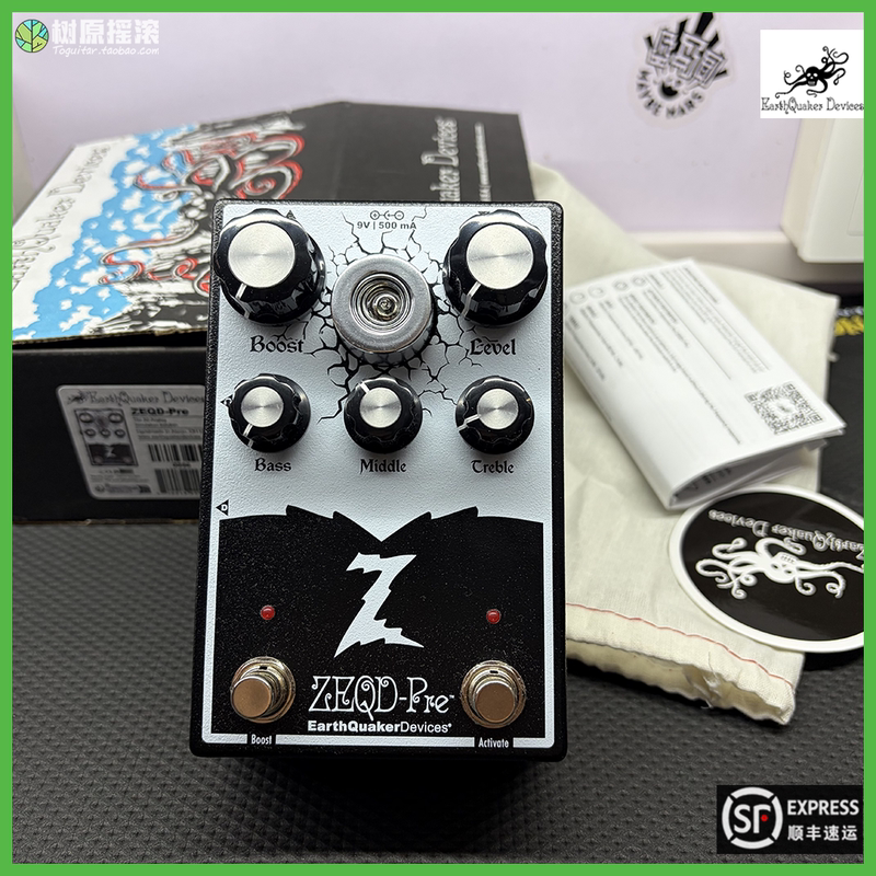 Dr.Z Earthquaker Z Eqd Pre Tube Preamp Tube Preamp Single Block Effects Processor
