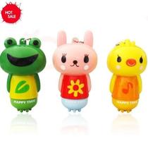 mini cartoon massager massager key chain yellow duck