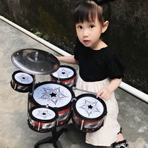 Toy Rack Subdrum Little Yellow Duck Knocks Drum Gong Drum Boy 3-6 Drum Child Beat the babys home 2-3 drums