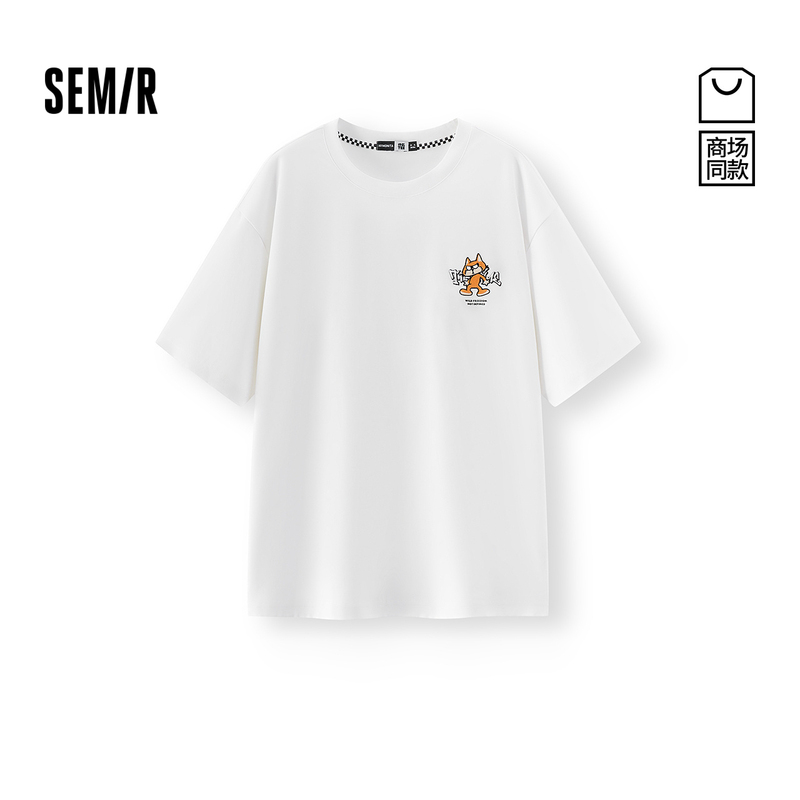 Semir X Hi!Monita Short-Sleeved T-Shirt for Men 2026 Autumn Cool Knitwear Couple Outfit 101526100201