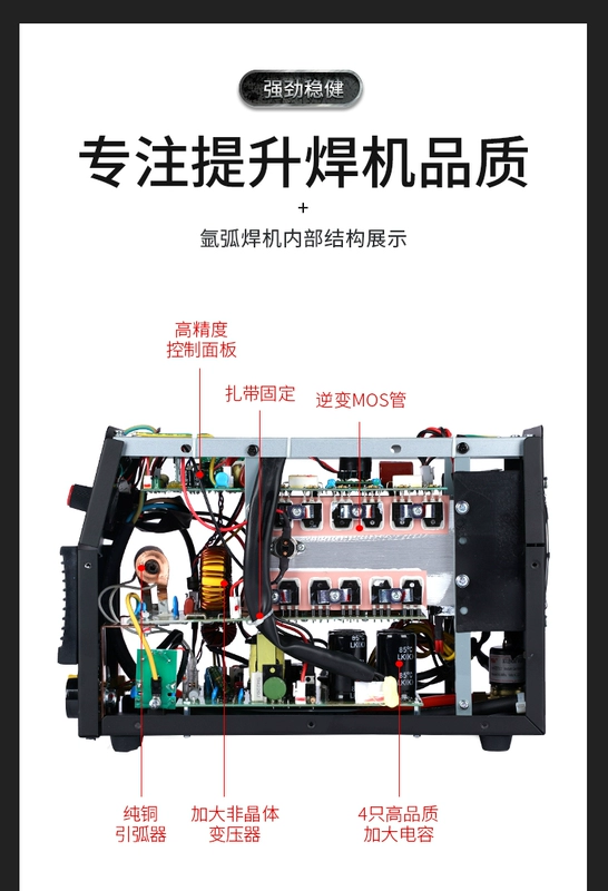 Ruiling WS-200/250S thép không gỉ dùng một lần máy hàn hồ quang argon 220V hộ gia đình công nghiệp nhỏ cấp 300S máy hàn tig mini máy hàn inox