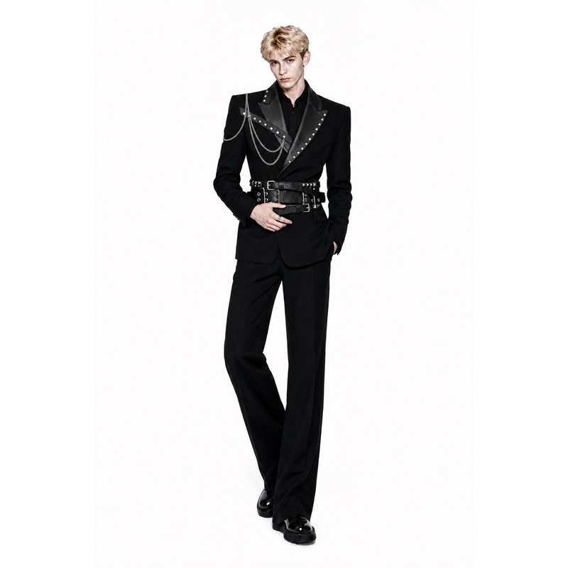 Yicai【Cold Moon Lone Star】Wide-Shoulder, Narrow-Waist Suit Jacket with Structured Design and Raised Shoulder Design, Waist-Cinching Blazer Yicai【Cold Moon Lone Star】Wide-Shoulder, Narrow-Waist Suit Jacket with Structured Design and Raised Shoulder Design, Waist-Cinching Blazer