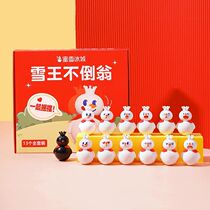 Snow King Tumbler Mixue Ice City Gift Cute Peripheral Cartoon Toys for Adults and Children Educational Birthday Gifts