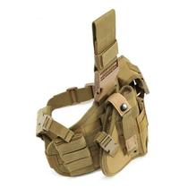 Military camouflage tactical thigh-mounted holster outdoor CS combination holster molle leggings field quick-draw water bomb holster