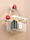 Bathroom suction cup storage rack bathroom punch-free wall storage rack toilet wall-mounted hand wash basin hanging basket