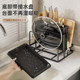 2025 New Kitchen Knife Rack Storage Rack Multi-functional Chopping Board Dish Knife Place Rack Chopstick Tube Pot Lid Storage Rack