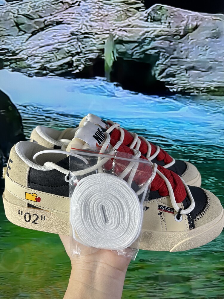 BLAZER RETRO MENS AND WOMENS CASUAL SHOES SUMMER WEAR-RESISTANT BIG HOOK CO-BRANDED VERSATILE ANTI-SLIP ADAPTATION LACES-8899