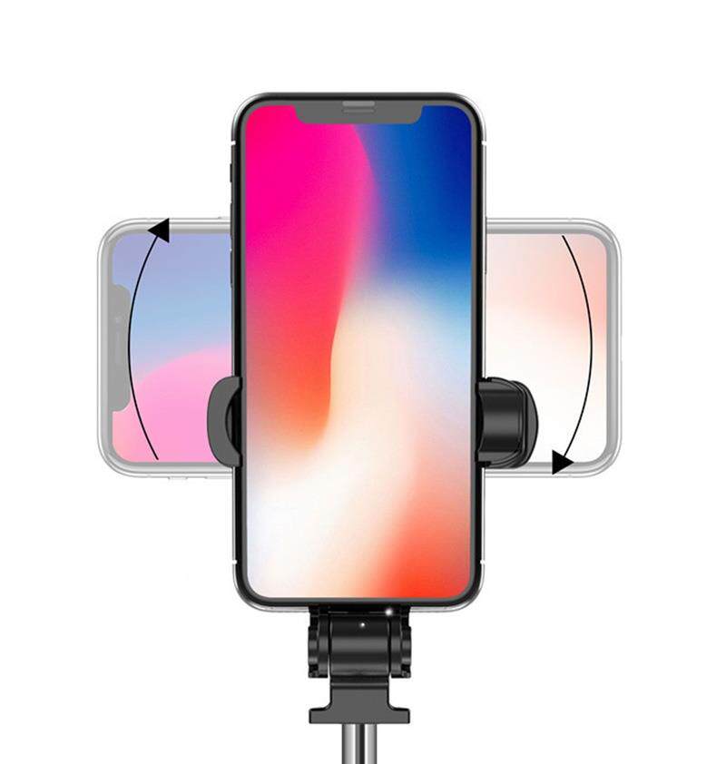 Штуцер трубы bluetoothselfiestickmobilephoneholdertripodadjustable