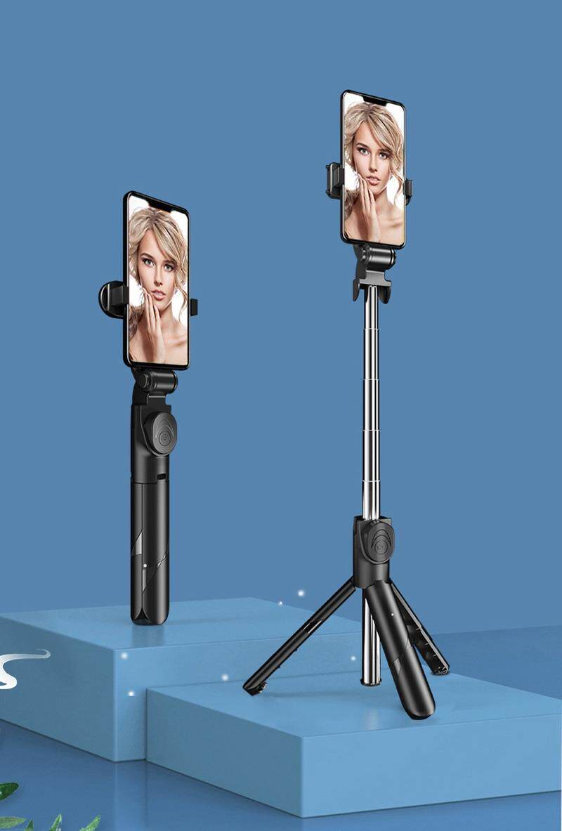 Штуцер трубы bluetoothselfiestickmobilephoneholdertripodadjustable
