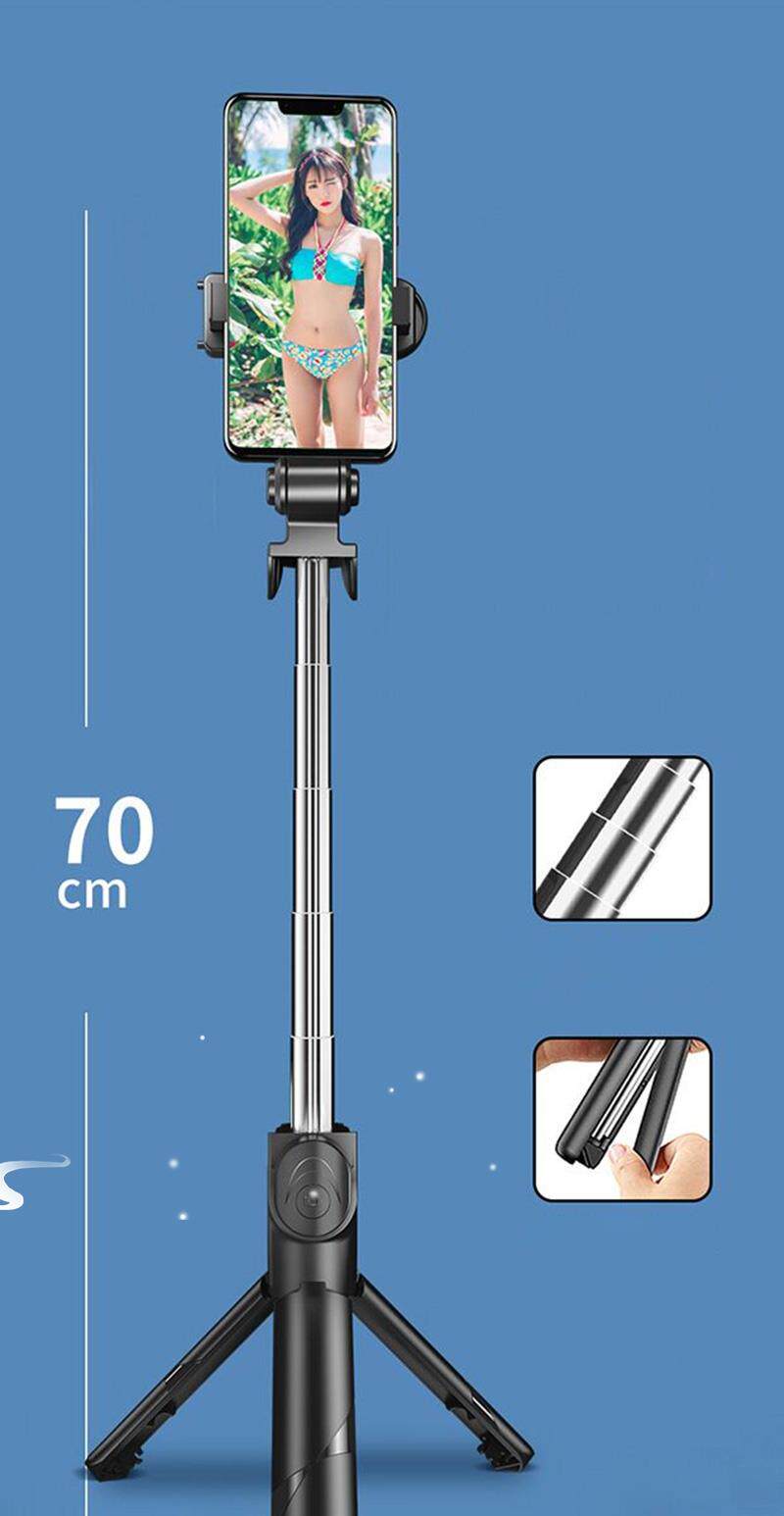 Штуцер трубы bluetoothselfiestickmobilephoneholdertripodadjustable