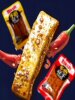 Queshi Different Spicy Tofu Snacks from Chongqing, Q-Elastic Dried Tofu, Multi-Flavor, Individually Packaged, Hand-Grinded Dried Tofu