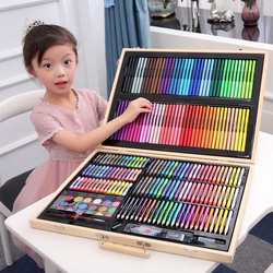 Children's Drawing Tool Set Pen Gift Box Watercolor Pen Primary School Art Painting Girl Birthday Stationery Gifts