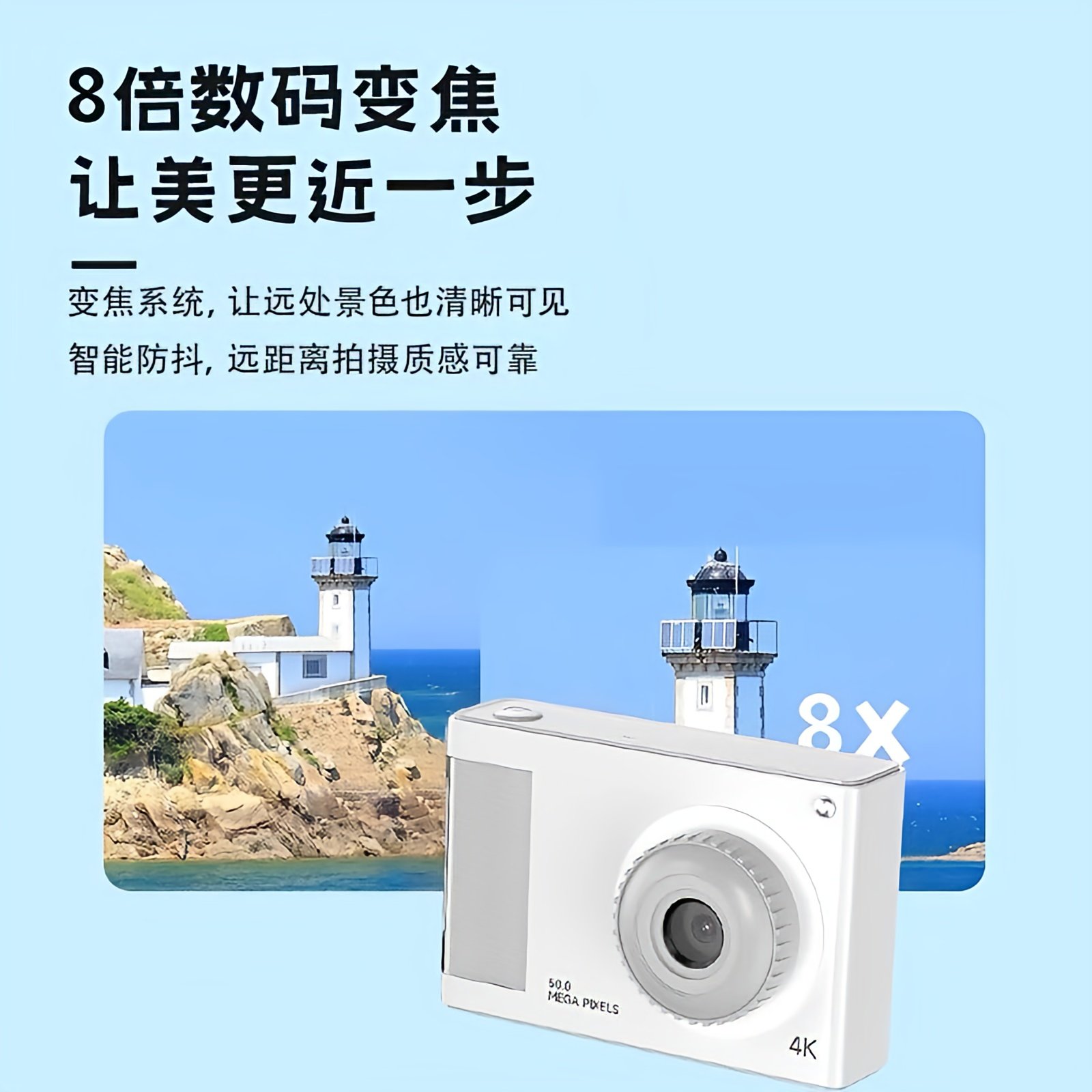 Retro Digital Camera, Portable Ccd Student Camera, Travel Vlog Entry-Level Compact Camera, Campus Girl Gift
