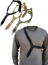 Universal nylon tactical accessories for outdoor multi-functional equipment quick-release shoulder straps lanyards single-point double-point lanyards