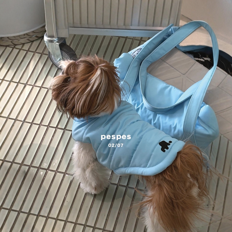 【Celebrity Style】Pespes Blue Chair Reversible Vest Cotton Coat Pet Cat Dog Vest 【Celebrity Style】Pespes Blue Chair Reversible Vest Cotton Coat Pet Cat Dog Vest
