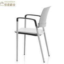 Row of flip chairs with plastic steel black chair folding? Guest sketch training chair chair armrest stacking reception meeting