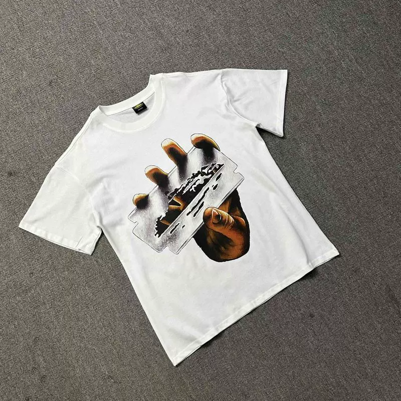 Judas Priest Judah Saint Band Surrounding American Street Hip Hop Heavy Metal Retro Short-sleeved T-shirt