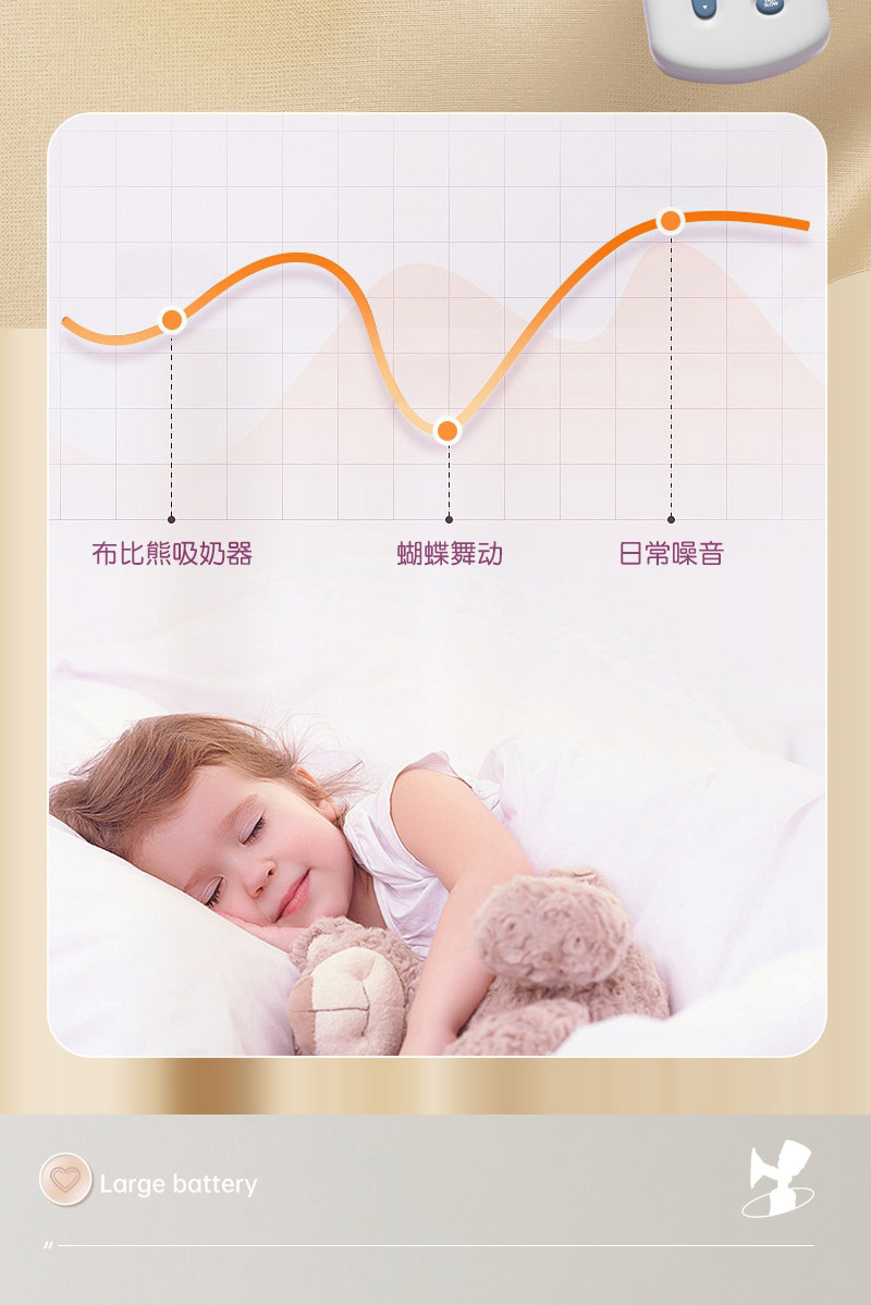【抖音同款】布比熊电动吸奶器母乳智能按摩便携一体式静音挤奶 — 33