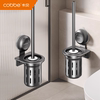 Cabei suction cup toilet brush wall-mounted rack free of punching household toilet brush bathroom toilet brush storage