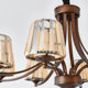 American Retro Living Room Main Light, French-Style Elegant Home Crystal Chandelier, High-End Melard Bedroom and Dining Room Lighting Fixtures