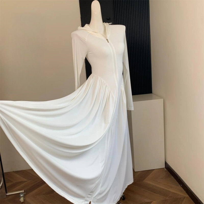 White Ice Silk Sun Protection Clothing Long Full Body Women's 2025 New Thin Sun Protection Skirt Women's Waist Slimming Look Small Person White Ice Silk Sun Protection Clothing Long Full Body Women's 2025 New Thin Sun Protection Skirt Women's Waist Slimming Look Small Person