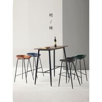 Xinjiang bar chair modern simple household high bar chair designer light luxury front desk chair Nordic plastic