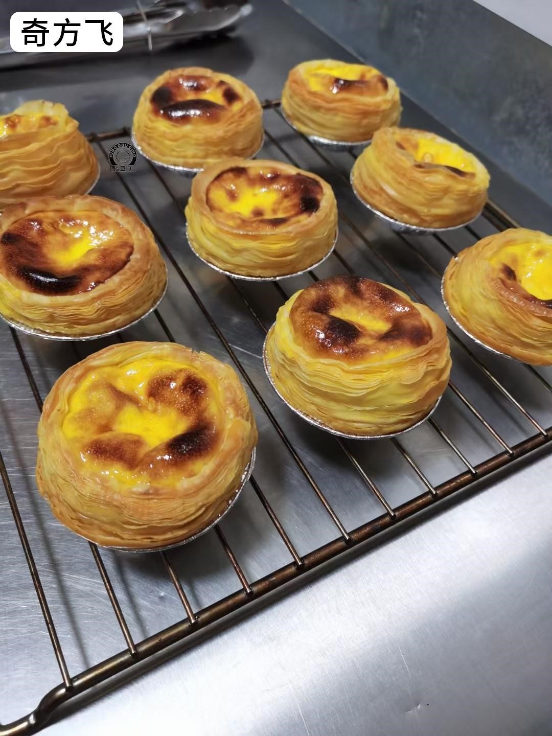 Egg tart leather 60 large double double sleeve and height (SF) baking with tin pad