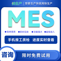 MES production management software timing and piece counting customer traceability order progress tracking production progress visualization