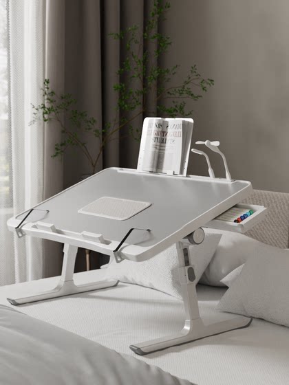 床上小桌子可折叠升降调节飘窗桌大学生宿舍学习桌写作业电脑桌