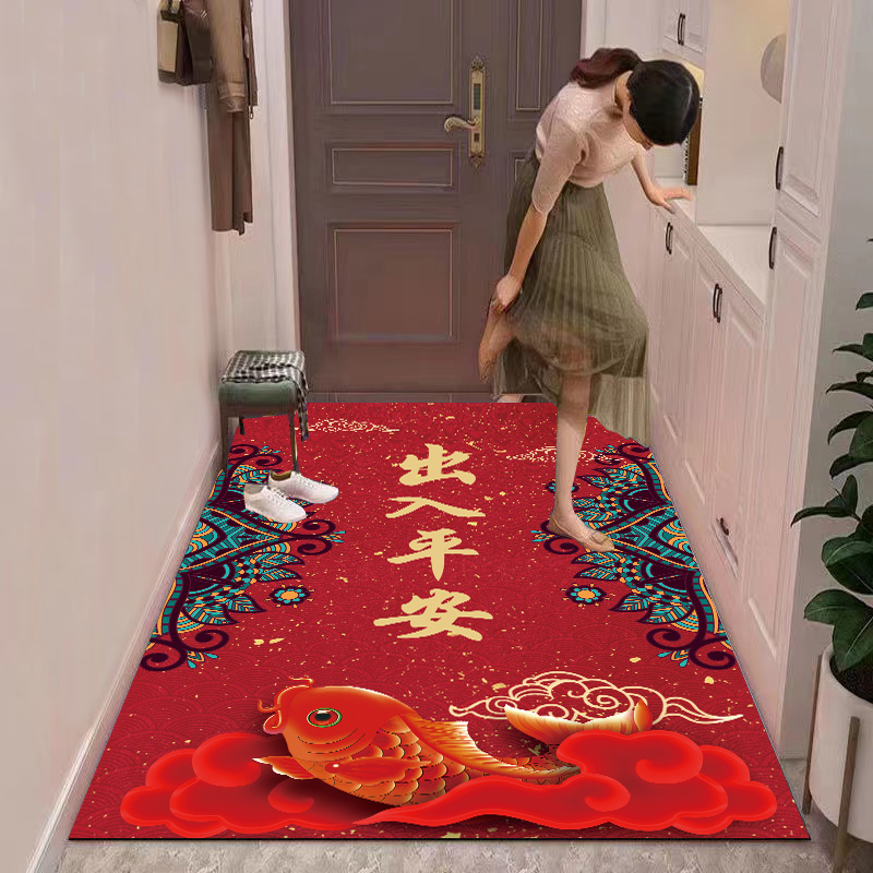 Safe Entry and Exit Household Doormat for Entrance, Front Door, Foyer, and Hallway, Can Remove Dirt and Can Be Freely Cut